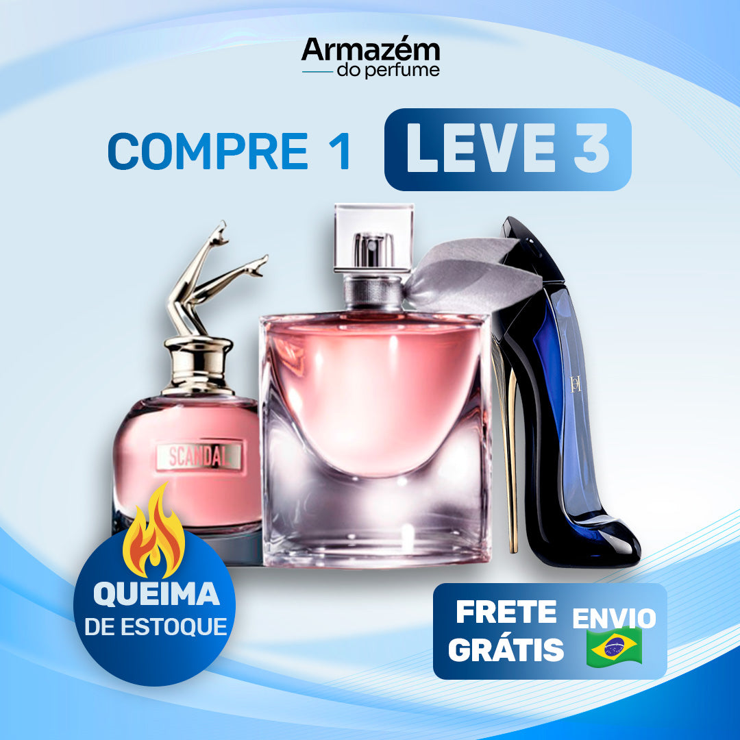 3 Perfumes Femininos TESTER (100ml) - Good Girl | La Vie est Belle | Scandal |