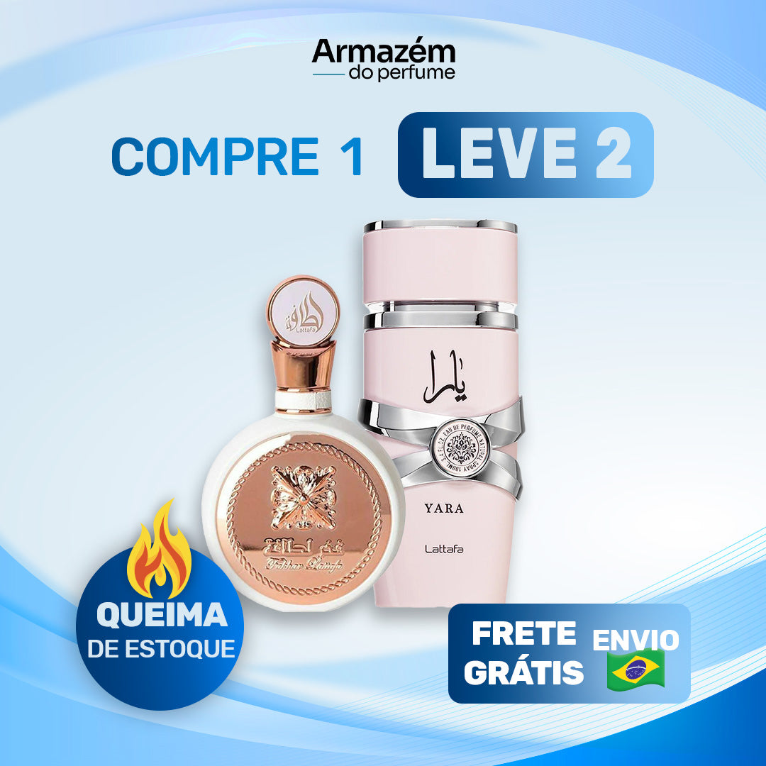 Árabe Feminino - (100ml) - FAKHAR LATAFFA WHITE | YARA ROLSA - LATAFFA |
