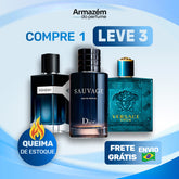 3 Perfumes Masculinos TESTER (100ml) -  Y Yves Saint Laurent | Sauvage Dior | Versace Eros Versace