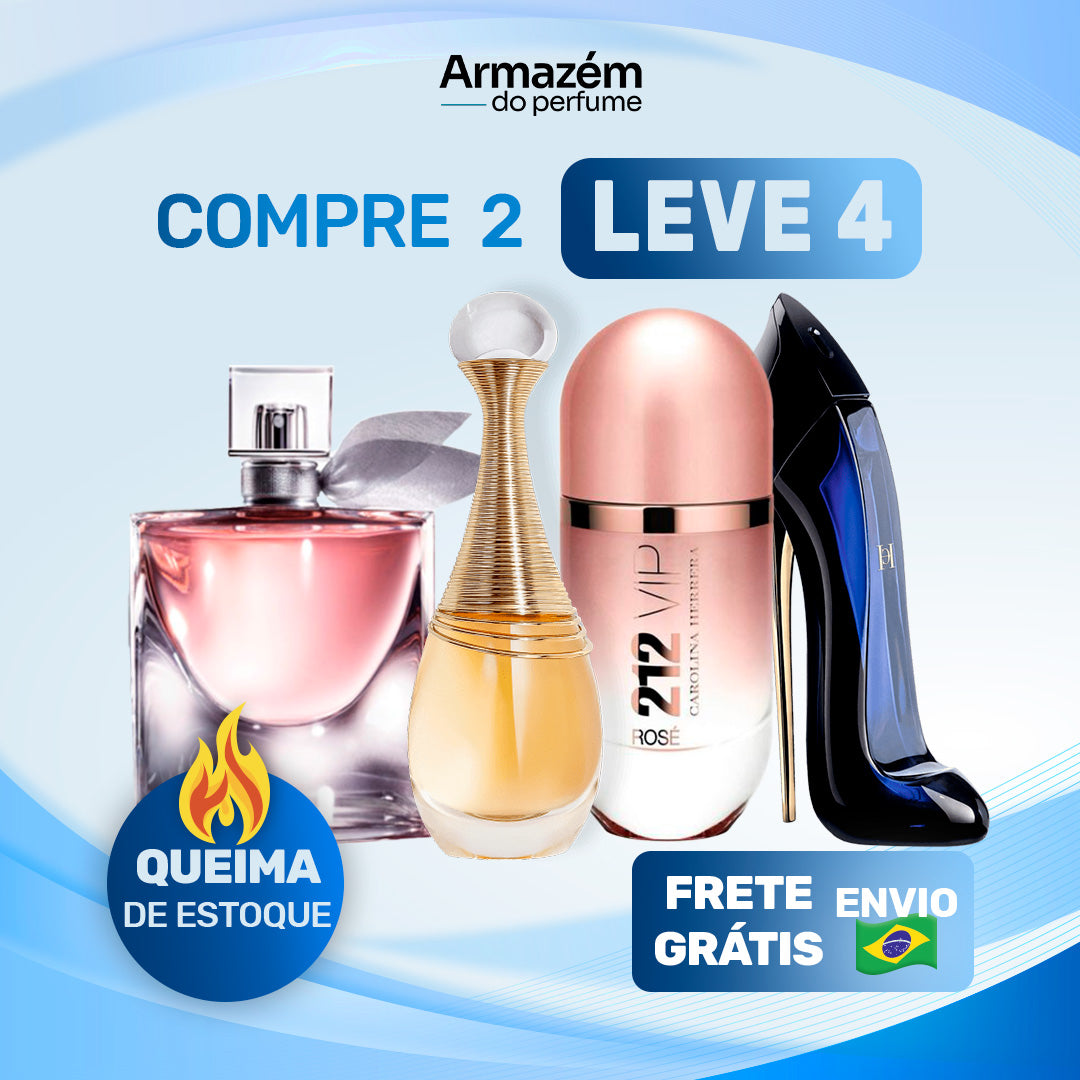 4 Perfumes Masculinos TESTER (100ml) - Jadore | 212 VIP Rosé | La Vie est Belle |Good Girl