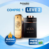 2 Perfumes Masculinos (100ml) - 1 Million | Bvlgari MAN in Black |