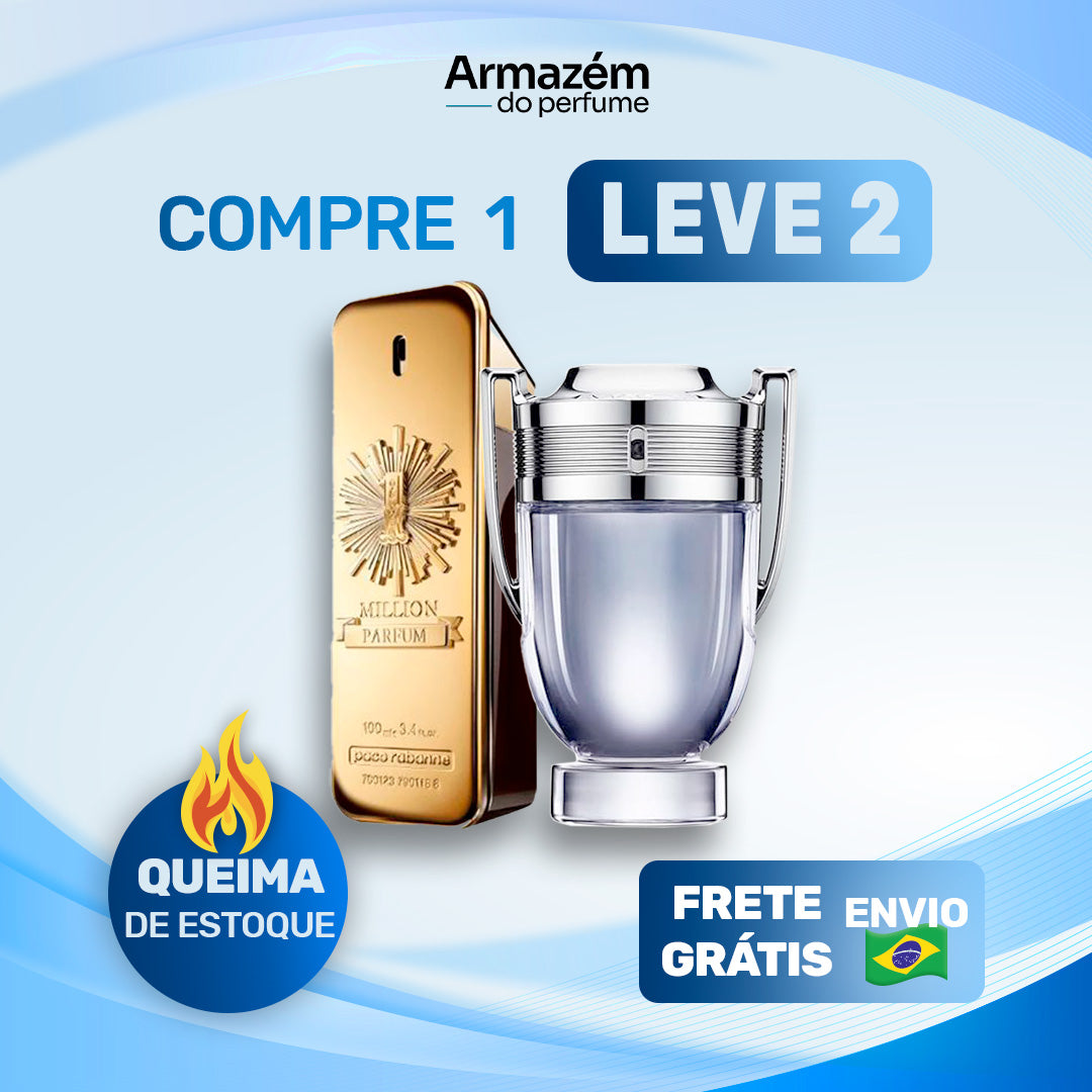2 Perfumes Masculinos (100ml) - 1 Million | Invictus