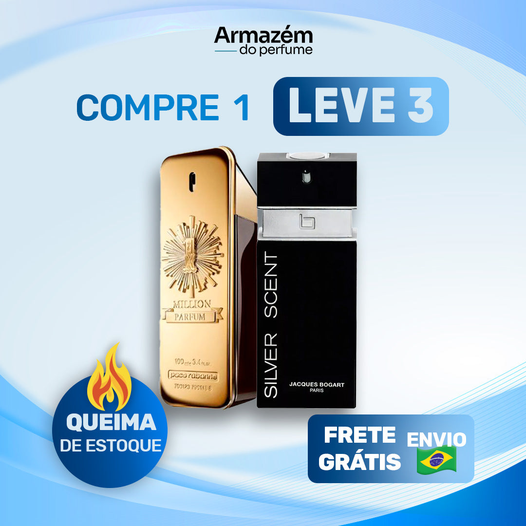 2 Perfumes Masculinos (100ml) - 1 Million | Silver Scent |