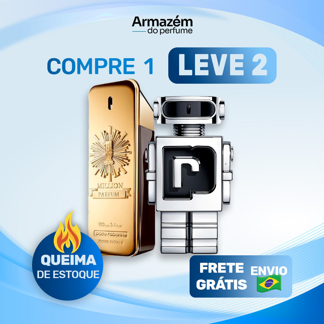 2 Perfumes Masculinos (100ml) - 1 Million | Phantom |