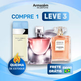 3 Perfumes Femininos TESTER (100ml) - Light Blue | La Vie est Belle | Mademoiselle