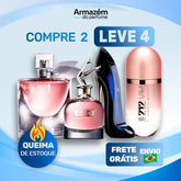 4 Perfumes Femininos TESTER (100ml) - Scandal | 212 VIP Rosé | La Vie est Belle | Good Girl