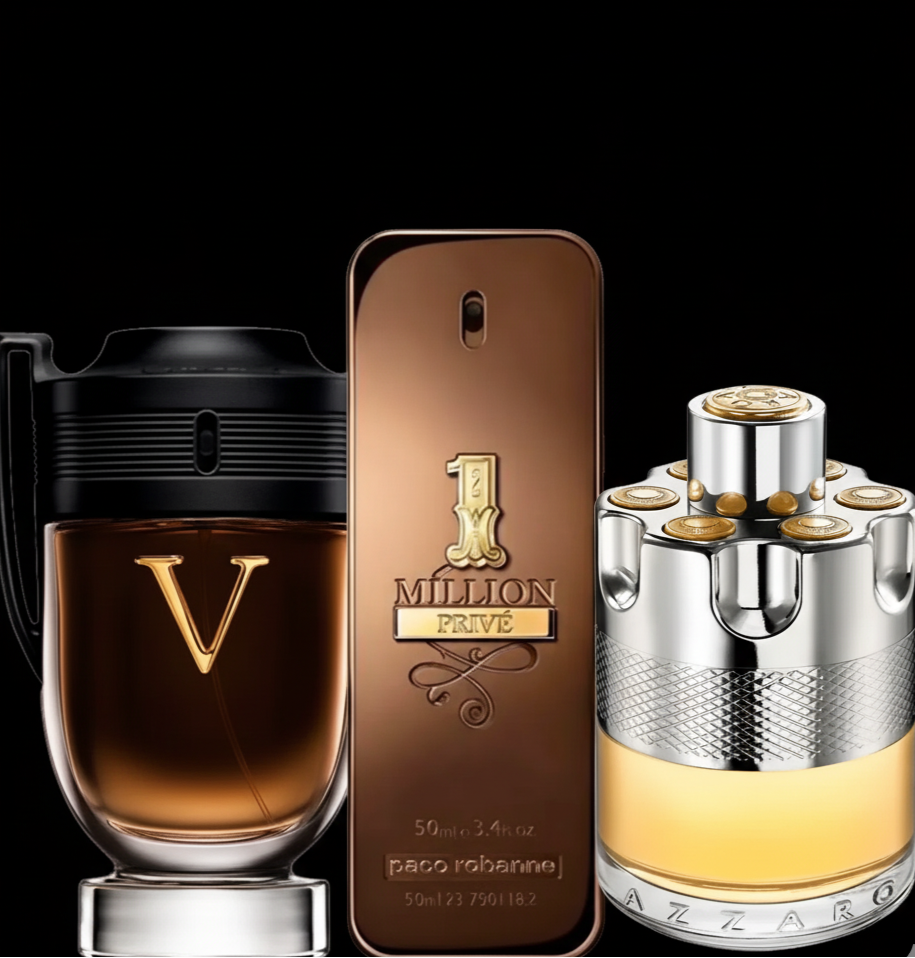 Fluid Sense - 1 Million Prive, Invictus Victory, Azzaro Wanted 100ml