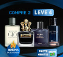 Perfumes importados em promoção leve 4 pague 2, Acqua di Gio, Scandal, Bleu de Chanel, Sauvage Dior, frete grátis