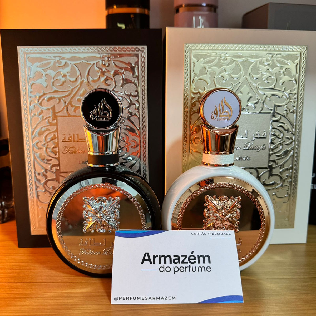 Compre 1 Leve 2 Árabe Casal (100ml) | FAKHAR LATAFFA BLACK | FAKHAR LATAFFA WHITE