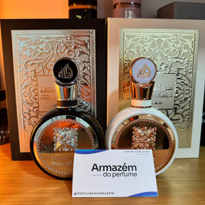 Compre 1 Leve 2 Árabe Casal (100ml) | FAKHAR LATAFFA BLACK | FAKHAR LATAFFA WHITE
